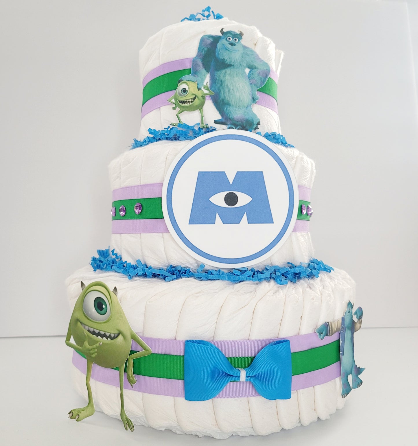Monsters INC Baby Shower Diaper Cake Gift for Boys