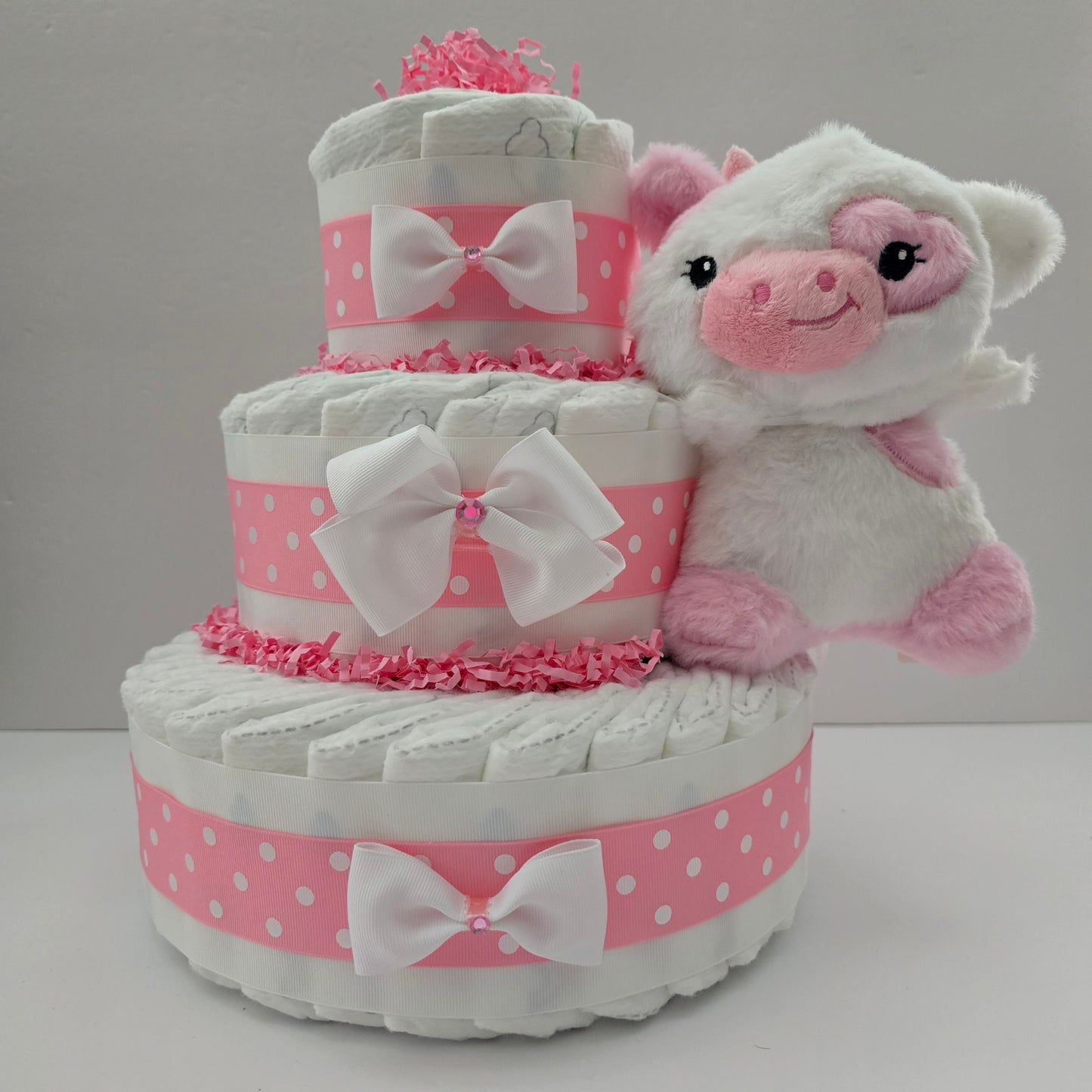 Little Princess Pink Diaper Cake