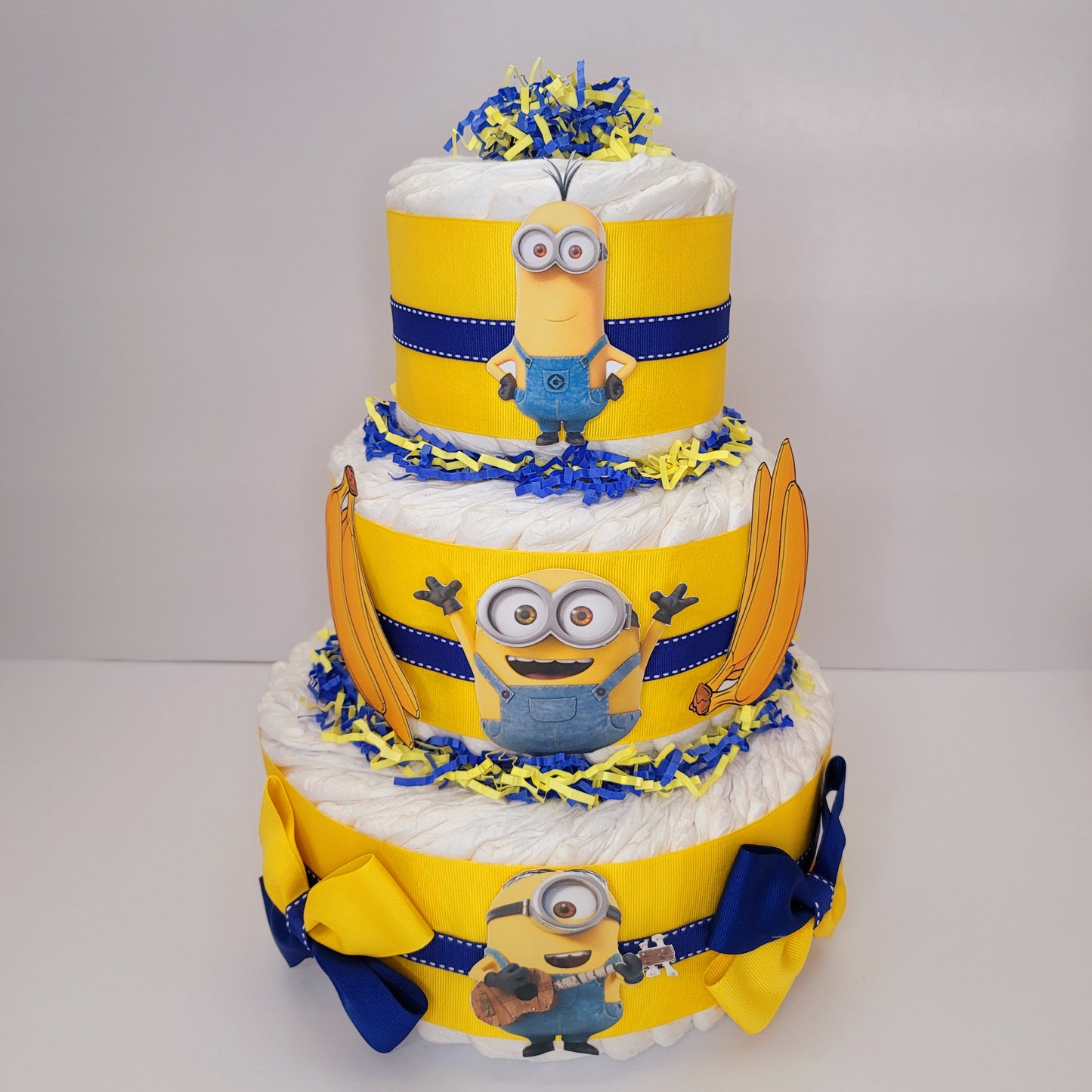 Minions Gru Universal Baby Shower Diaper Cake