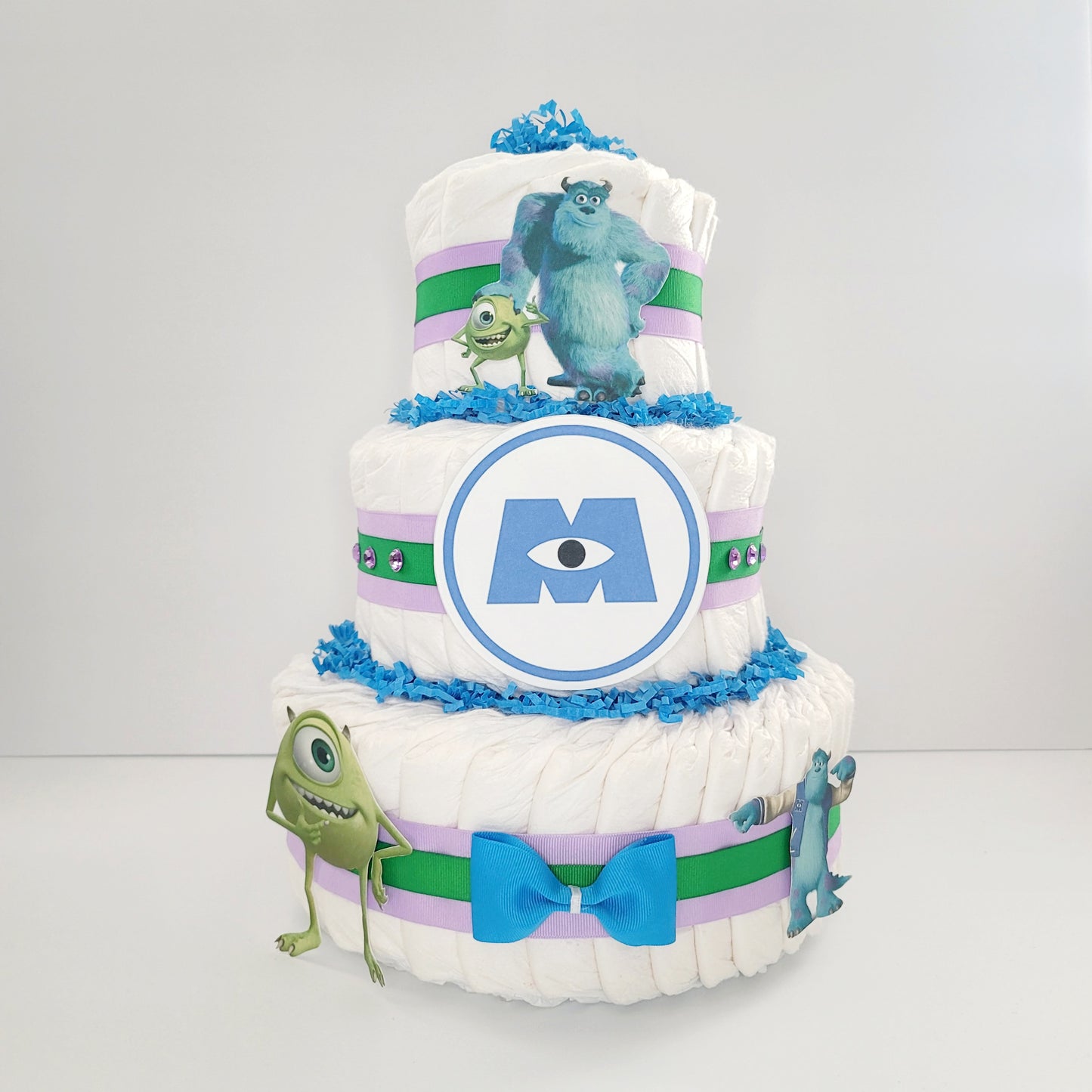 Monsters INC Baby Shower Diaper Cake Gift for Boys