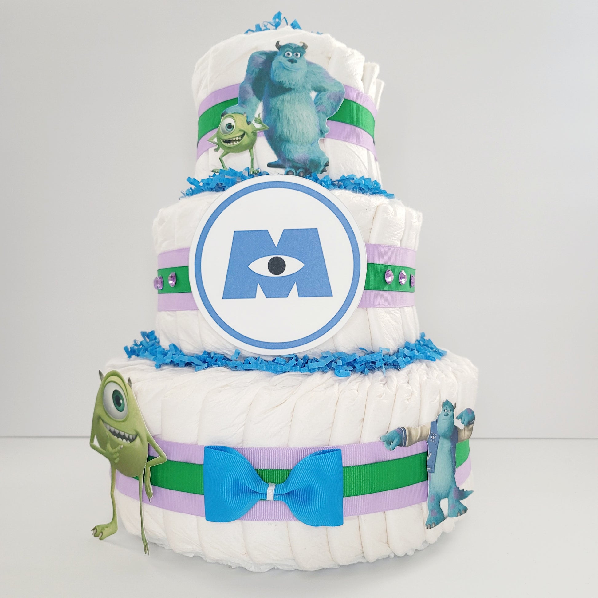 Monsters Diaper Cake