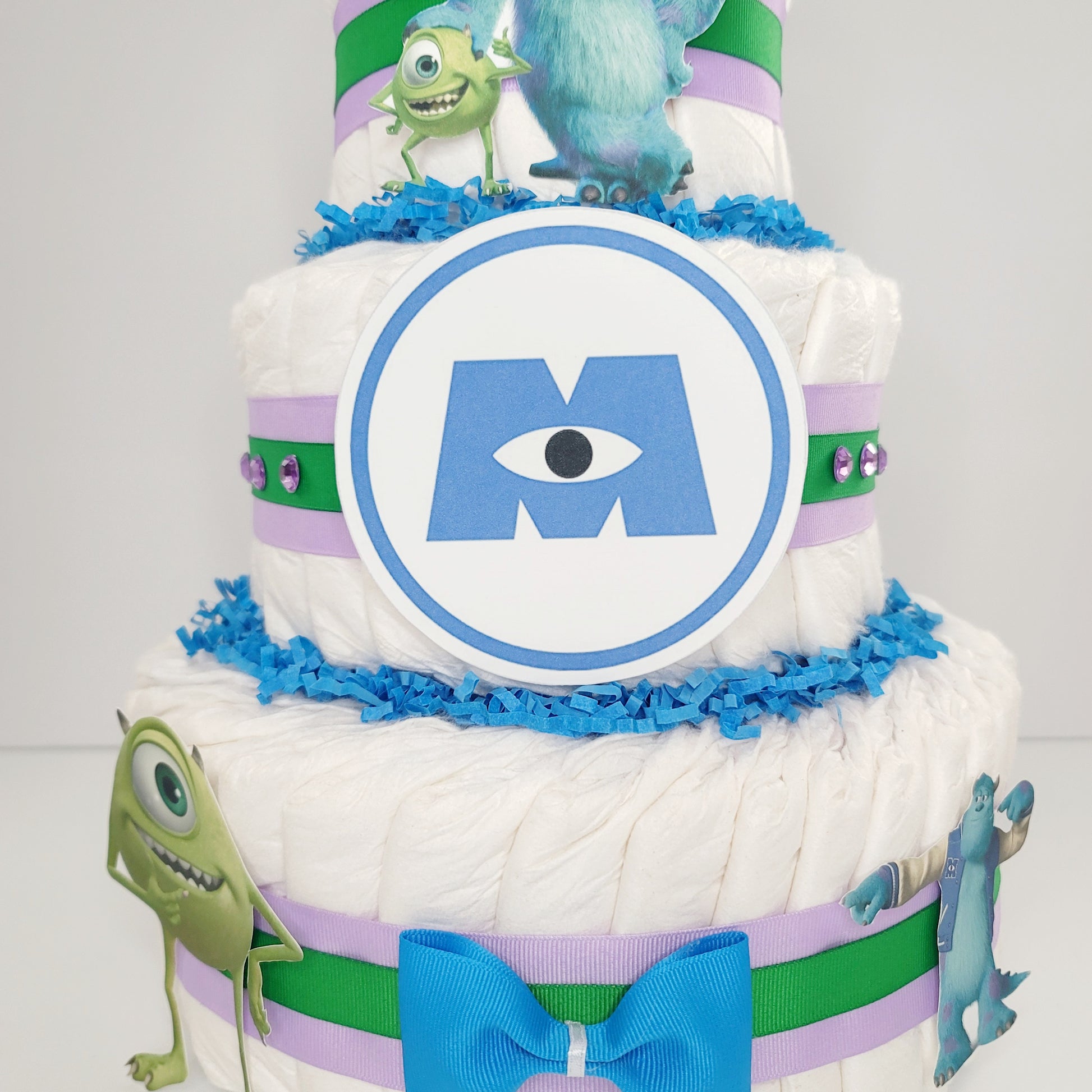 Monsters INC Baby Shower Diaper Cake Gift for Boys
