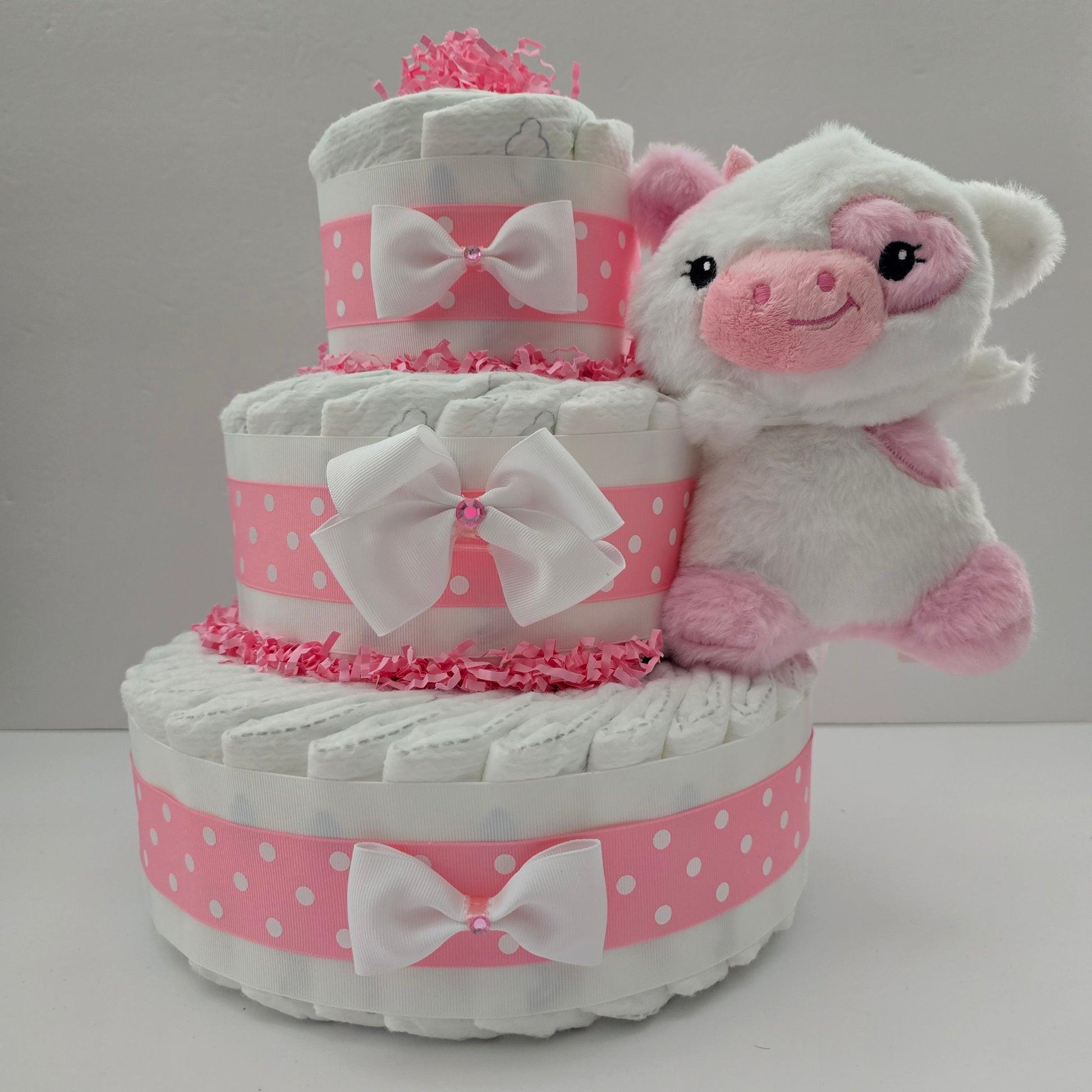 Little Princess Pink Diaper Cake 