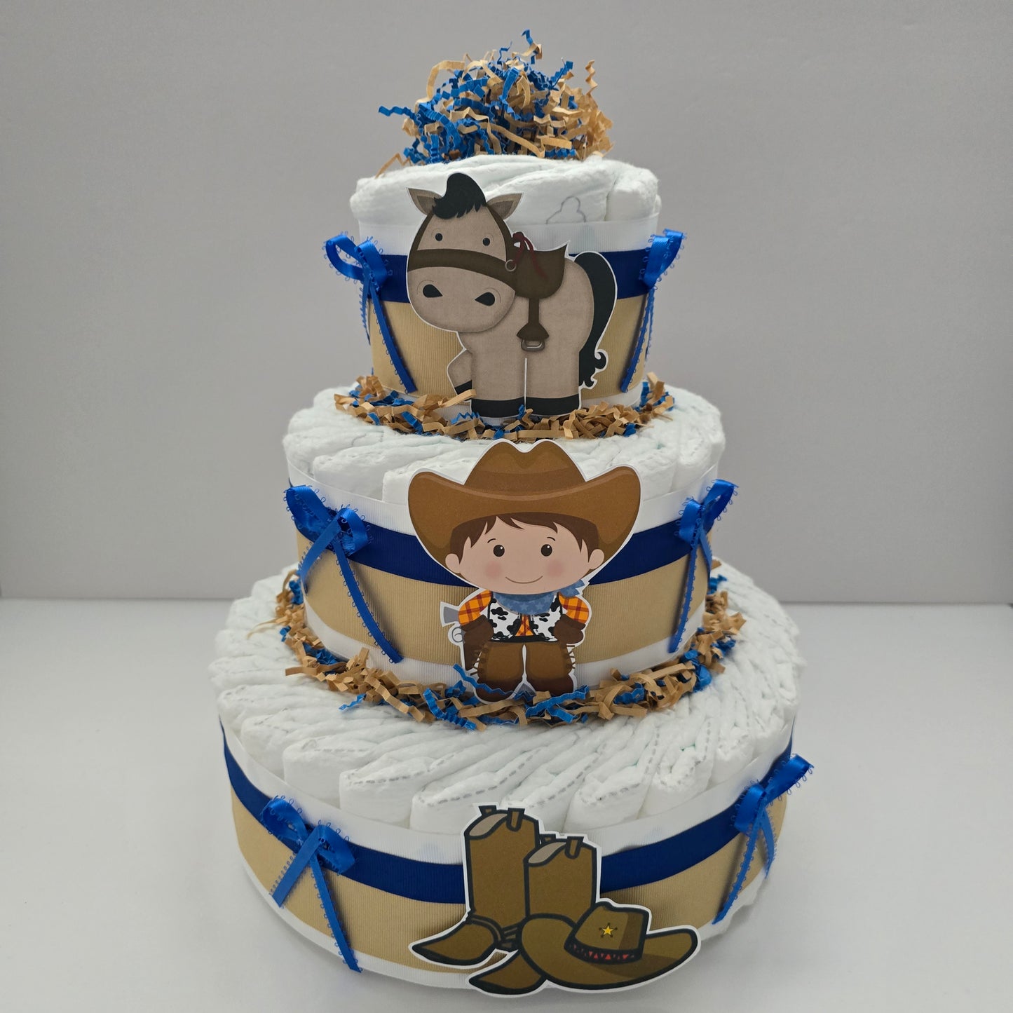 Cowboy Baby Diaper Cake – The Perfect Western-Themed Baby Gift