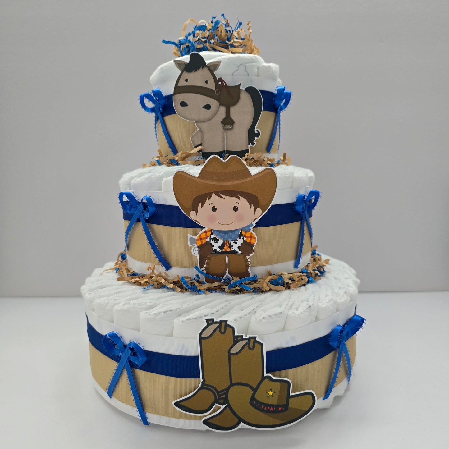 Cowboy Baby Diaper Cake – The Perfect Western-Themed Baby Gift