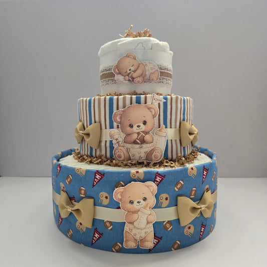 Little MVP Baby Bear Diaper Cake