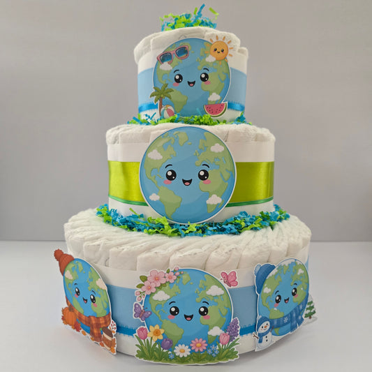 Earth Seasons Diaper Cake