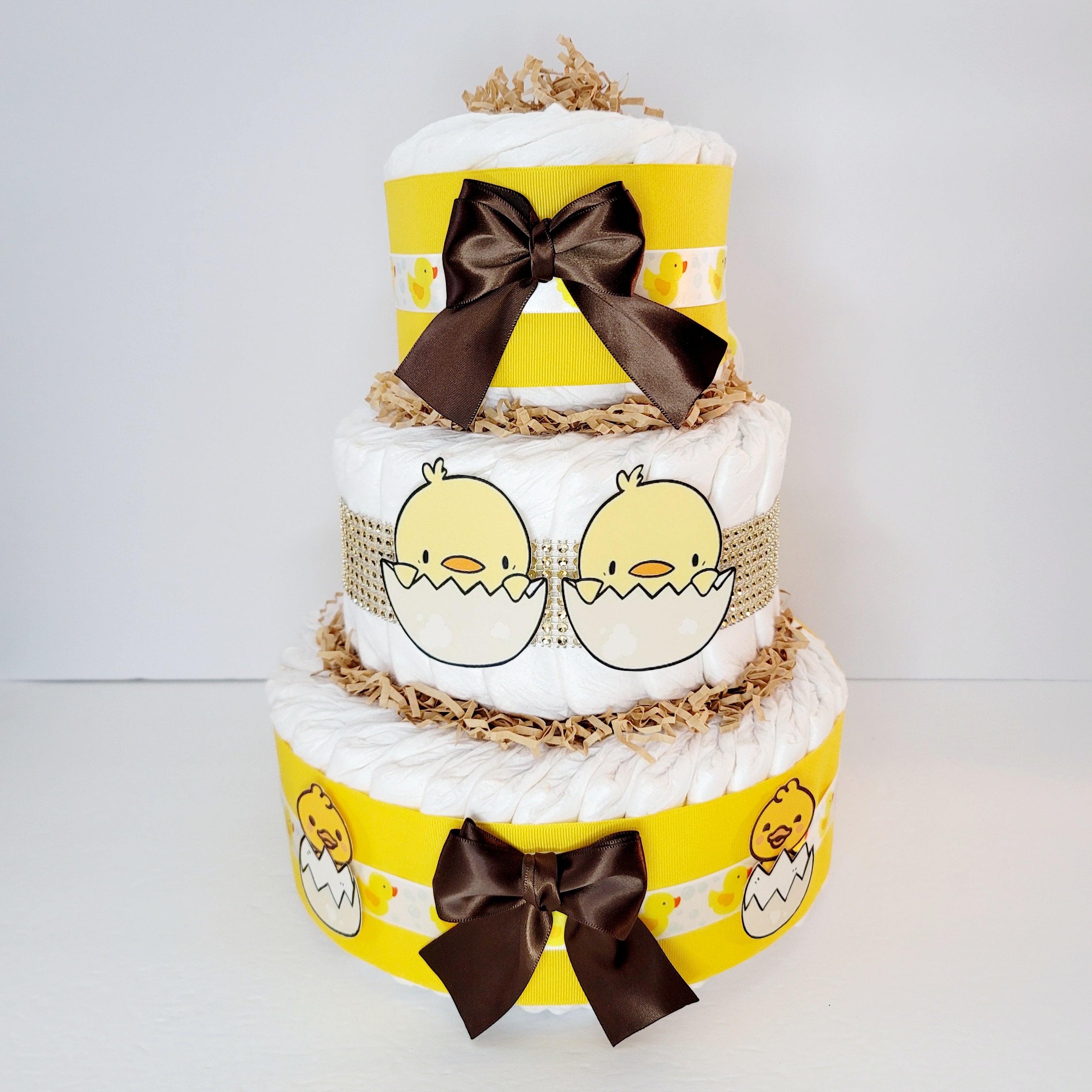 Twins Diaper Cake. Bear orders Diaper Cake, Baby Shower