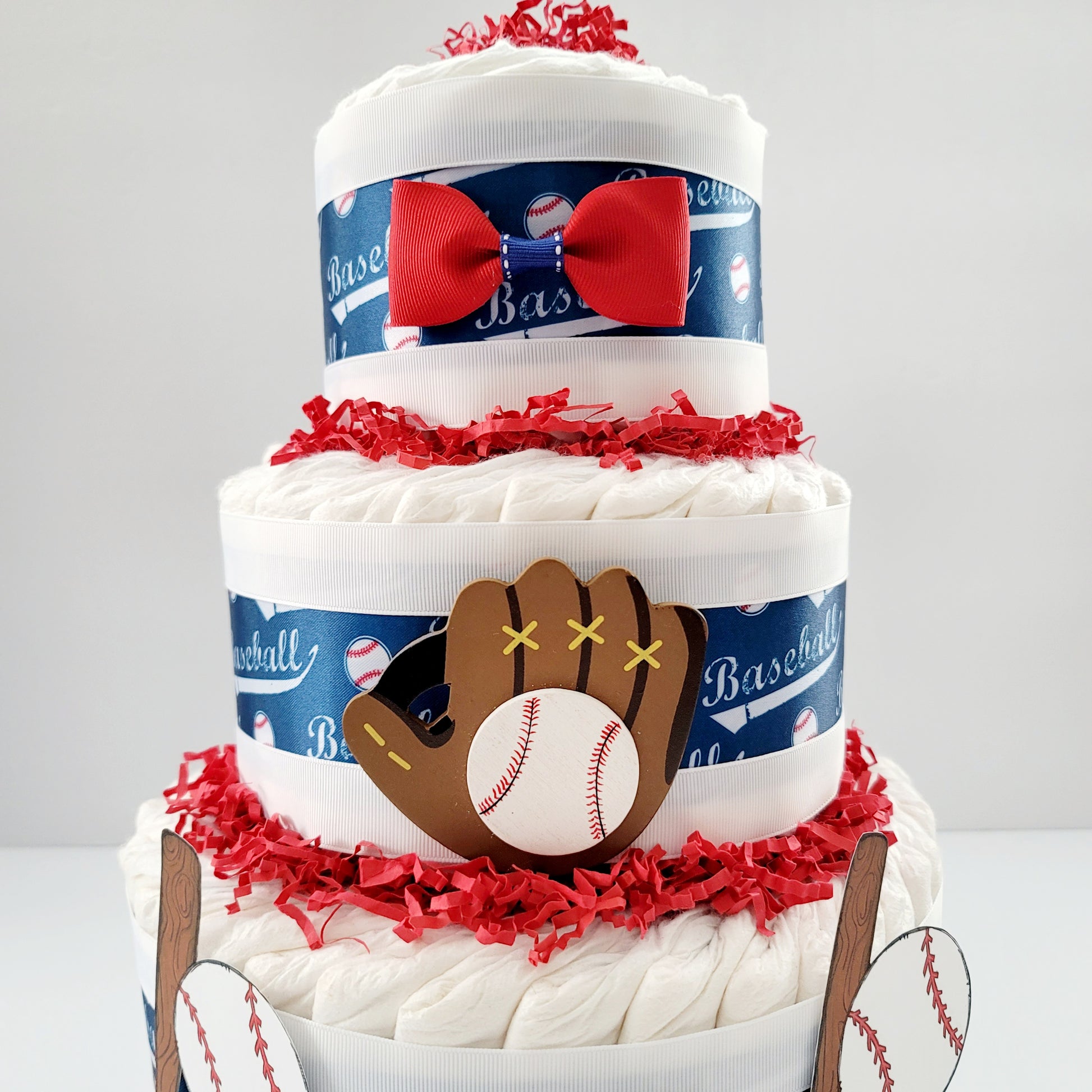 Baseball Sports Baby Shower Diaper Cake Unisex