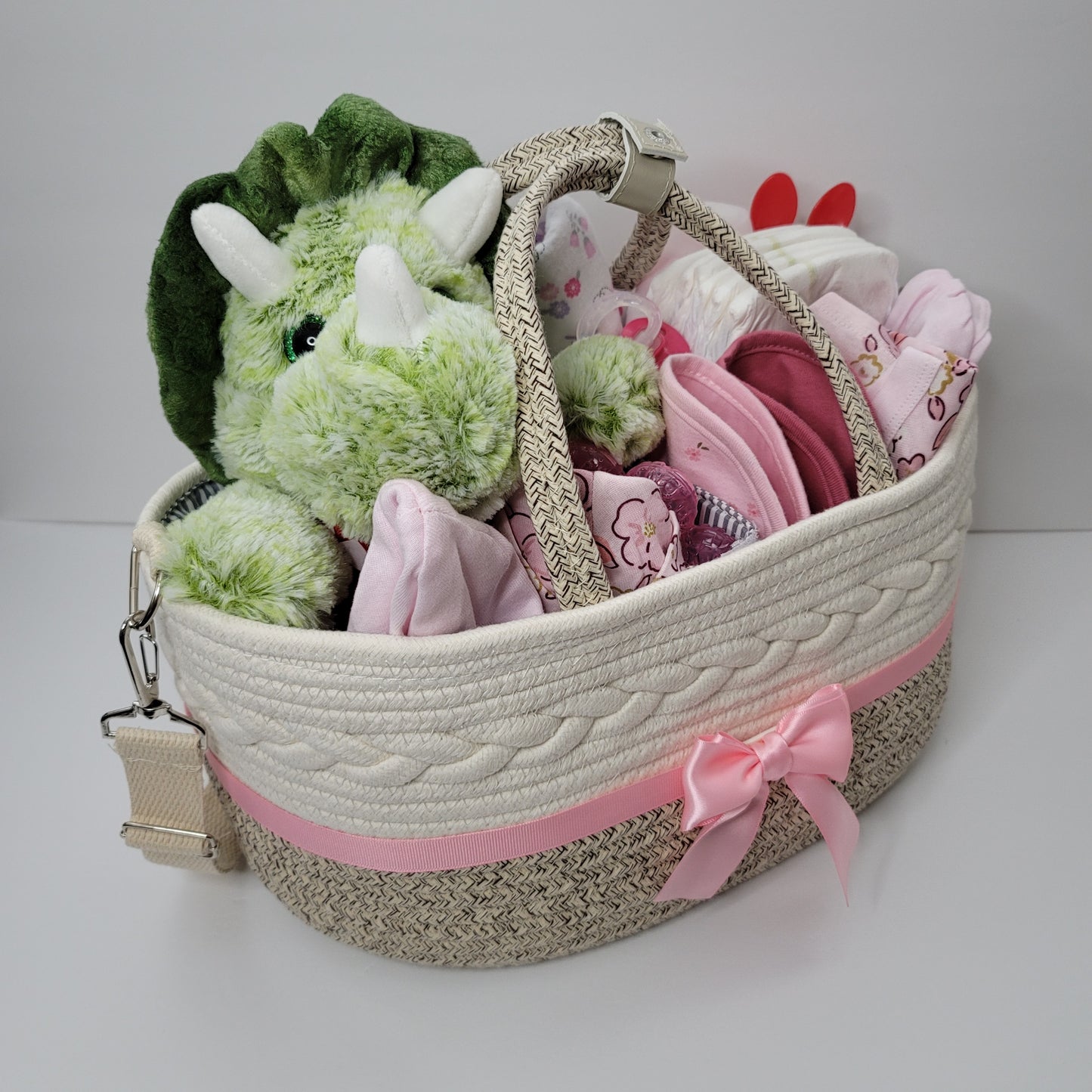 Sweet Baby Diaper Caddy Organizer Gift Basket